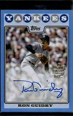 Ron Guidry [Blue] #08FF-RG Baseball Cards 2023 Topps Archives 2008 Fan Favorites Autographs Prices