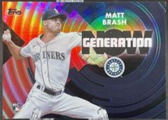 Matt Brash [Red] #GN-83 Baseball Cards 2022 Topps Update Generation Now Prices