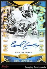 Earl Campbell [Gold] #MI-EC Football Cards 2019 Panini Certified Mirror Signatures Prices