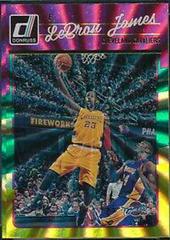LeBron James [Green, Yellow Laser] Basketball Cards 2016 Panini Donruss Prices