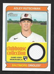Adley Rutschman #CCR-ARN Baseball Cards 2023 Topps Heritage Clubhouse Collection Relics Prices