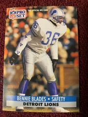 Bennie Blades Football Cards 1991 Pro Set Prices