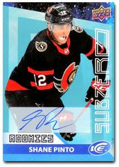 Shane Pinto [Blue Autograph] Hockey Cards 2021 Upper Deck Ice Sub Zero Prices