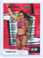 Thunder Rosa [Red Rainbow] #14 Wrestling Cards 2022 Upper Deck Allure AEW Prices
