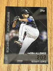 Edwin Diaz [Black] #SS-12 Baseball Cards 2023 Topps Significant Statistics Prices