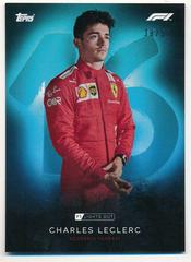 Charles Leclerc [Blue] Racing Cards 2021 Topps Formula 1 Lights Out Prices