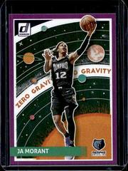 Ja Morant [Purple] #1 Basketball Cards 2023 Panini Donruss Zero Gravity Prices