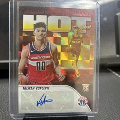 Tristan Vukcevic [Red] Basketball Cards 2023 Panini Hoops Hot Signature Rookies Prices