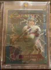 John Elway [Refractor w/ Coating] Football Cards 1995 Topps Finest Boosters Prices