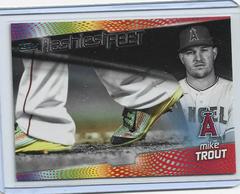 Mike Trout [Black] Baseball Cards 2022 Topps Flashiest Feet Prices