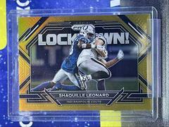 Shaquille Leonard [Gold] #L-13 Football Cards 2022 Panini Prizm Lockdown Prices