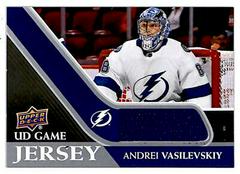 Andrei Vasilevskiy #GJ-AV Hockey Cards 2020 Upper Deck UD Game Jersey Prices