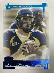 Aaron Rodgers [Reflect Blue] Football Cards 2005 Sage Hit Prices