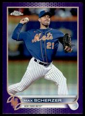 Max Scherzer [Purple] #USC1 Baseball Cards 2022 Topps Chrome Update Prices