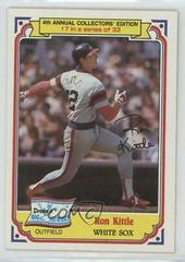 Ron Kittle #17 Baseball Cards 1984 Drake's Prices