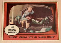 Packers' Hornung [Sets NFL Scoring Record] Football Cards 1961 Topps Prices