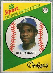 Dusty Baker Baseball Cards 1981 Squirt Prices