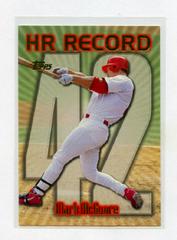 Mark McGwire [HR Record 34] Baseball Cards 1999 Topps Prices