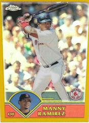 Manny Ramirez [Gold Refractor] #365 Baseball Cards 2003 Topps Chrome Prices
