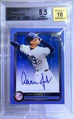 Aaron Judge [Blue] #AJ-B Baseball Cards 2022 Topps X Aaron Judge Autographs Prices