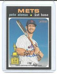 Pete Alonso #PA Baseball Cards 2020 Topps Heritage Real One Autographs Prices