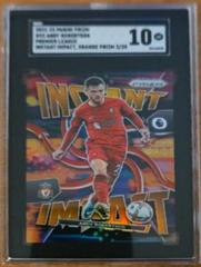 Andy Robertson [Orange] #33 Soccer Cards 2022 Panini Prizm Premier League Instant Impact Prices