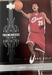 Lebron James Basketball Cards 2003 Upper Deck Honor Roll Prices