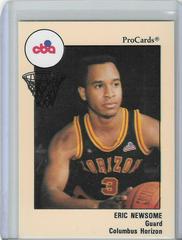 Eric Newsome Basketball Cards 1989 Procards Cba Prices