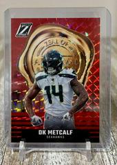 DK Metcalf [Red] #19 Football Cards 2023 Panini Zenith Zeal of Approval Prices
