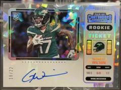 Garrett Wilson [SP Variation Autograph Cracked Ice Ticket] Football Cards 2022 Panini Contenders Prices