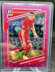 Mohamed Elyounoussi [Optic Pink Velocity] Soccer Cards 2021 Panini Donruss Road to Qatar Prices