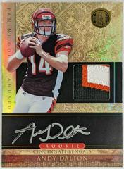 Andy Dalton [Jersey Autograph] #261 Football Cards 2011 Panini Gold Standard Prices