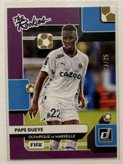 Pape Gueye [Purple] Soccer Cards 2022 Panini Donruss The Rookies Prices