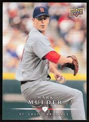 Mark Mulder #471 Baseball Cards 2008 Upper Deck First Edition Prices