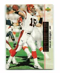 David Klingler #31 Football Cards 1993 Upper Deck Prices