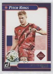 Kevin De Bruyne [Press Proof] Soccer Cards 2021 Panini Donruss Road to Qatar Pitch Kings Prices