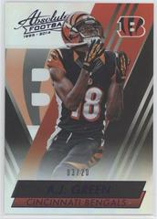 A.J. Green [Spectrum Purple Anniversary] #5 Football Cards 2014 Panini Absolute Prices