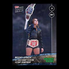 Becky Lynch #24 Wrestling Cards 2019 Topps Now WWE Prices