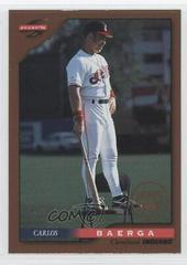 Carlos Baerga [Series 1] #14 Baseball Cards 1996 Score Dugout Collection Prices