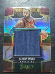 LeBron James #TM-LB Basketball Cards 2022 Panini Select Throwback Memorabilia Prices