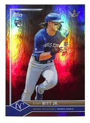Bobby Witt Jr. [Red Rainbow] #7 Baseball Cards 2022 Topps X Bobby Witt Jr. Crown Prices