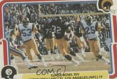 Super Bowl XIV Football Cards 1980 Fleer Team Action Prices