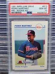 Pedro Martinez #613 Baseball Cards 1991 Impel Line Drive Pre Rookie AA Prices