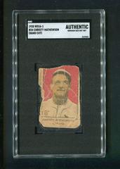 Christy Mathewson [Hand Cut] Baseball Cards 1920 W516 1 Prices