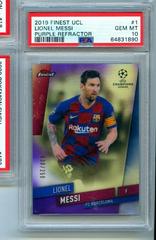 Lionel Messi [Purple Refractor] Soccer Cards 2019 Finest UEFA Champions League Prices