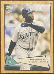 Ken Griffey Jr. [Shipwreck Wood] #46 Baseball Cards 2022 Topps X Naturel 1952 Prices