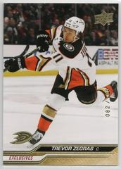 Trevor Zegras [Exclusives] #1 Hockey Cards 2023 Upper Deck Prices