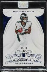Miles Sanders [Sapphire] Football Cards 2019 Panini Flawless Prices