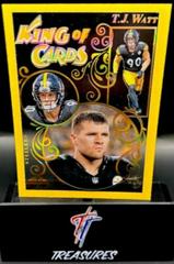 T.J. Watt [Gold] #13 Football Cards 2023 Panini Illusions King of Cards Prices