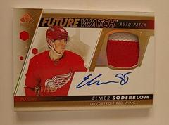 Elmer Soderblom Hockey Cards 2022 SP Authentic Future Watch Autograph Patch Prices